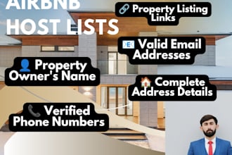 provide airbnb leads with contect info