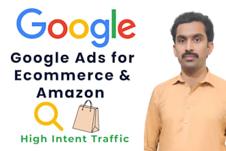 run google ads for ecommerce and amazon products