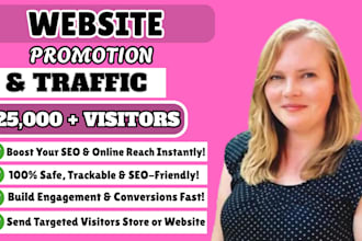do organic website traffic promotion