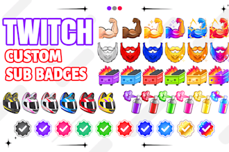 create custom twitch sub badges