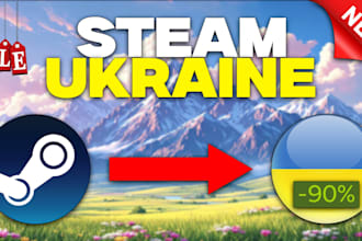 change your steam account region to ukraine