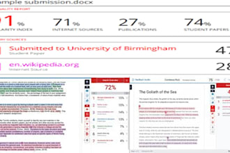 generate comprehensive ai detection and plagiarism report
