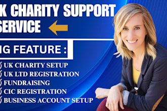 register your  UK charity as coc, vat ltd company 501c3 tax exempt