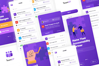 design mobile app UX UI in figma
