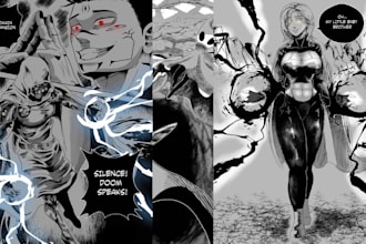 anime manga illustration nsfw manga comic book page webtoon panel manga artist