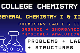 help with organic chemistry structures, labs, and chemistry problems