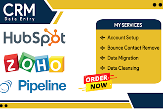 do hubspot crm data management, data cleaning and data entry