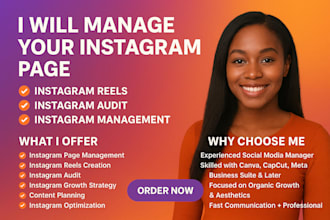 manage instagram page instagram reels instagram audit instagram management