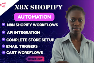 n8n shopify store automation promote shopify store marketing n8n shopify chatbot
