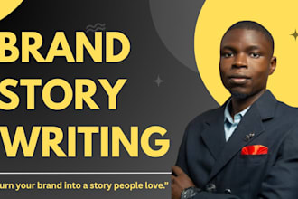 write your powerful brand story that connects and convert customers