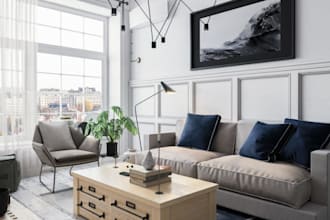 design 3d house apartment, minimalist interior,furniture layout,cgi living space