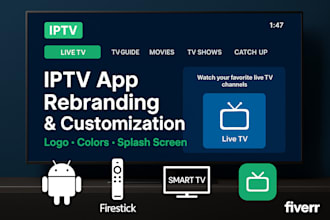 rebrand iptv apps like iptv smarters xciptv and tivimate with your logo