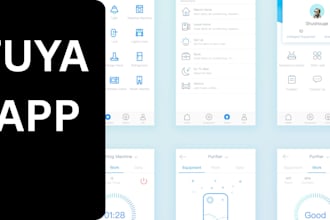 develop app website and dashboard for tuya services with ai integration