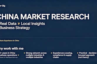 china business research or chinese market research