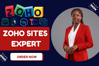 setup zoho sites zoho commerce zoho landing page zoho backstage trainer central