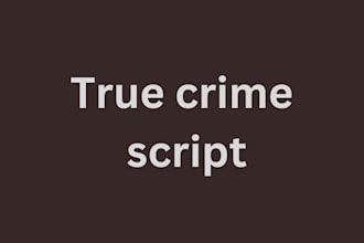 do true crime scriptwriting