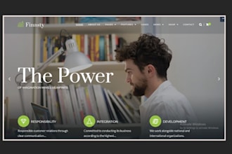 design bookkeeping website finace website