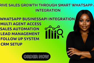 do sales closer whatsapp business API for automated lead communication