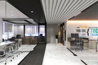 replan 3d office interior,workspace,meeting room,glass wall,cgi furniture layout