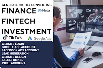generate finance fintech investment lead for financial advisors consultant