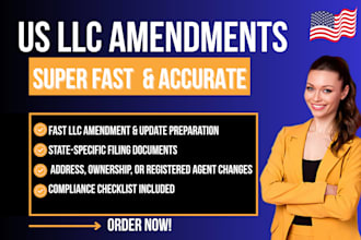 amend or update your existing llc details in any US state quickly