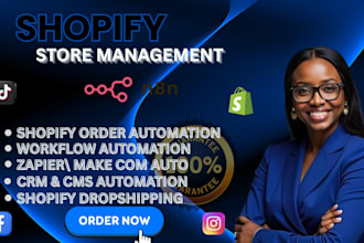 n8n shopify store automation promote shopify store marketing n8n shopify chatbot