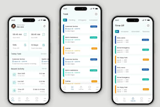 develop property management app, school management app, employee management app