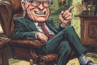 create stunning digital political cartoon for politics