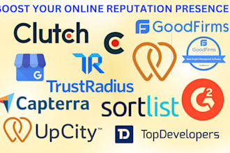 enhance clutch g2 capterra goodfirm sortlist designrush ORM online reputation
