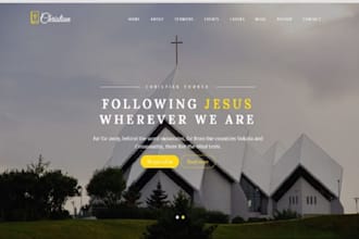 build wix program website donation thanksgiving church website