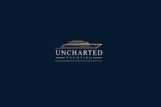 design premium ship boay yacht logo
