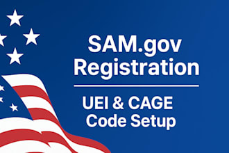 do samgov registration, get uei and cage code for government contracts