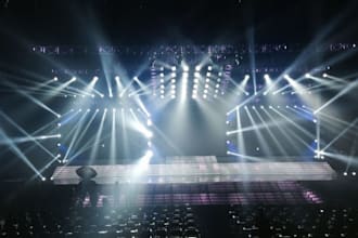 design 3d stage lighting, and stage design for your event or occasion