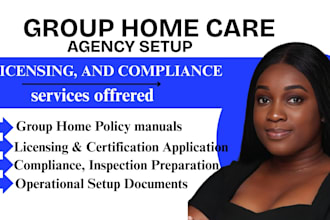 set up your group home care agency with licensing documents and certification