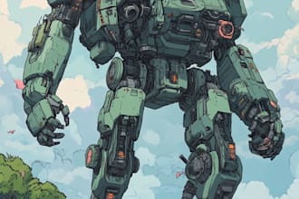 illustrate your mecha, robot and armored characters