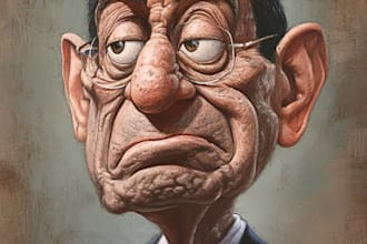 draw political cartoon and caricature