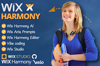 build wix harmony ai wix aria prompts vibe coding ai sections wix harmony editor
