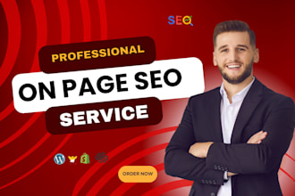 optimize website onpage SEO service wordpress shopify wix squarespace