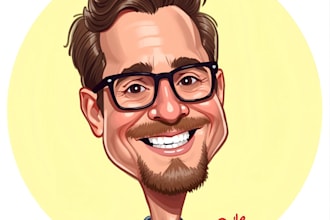 do cartoon caricature for you