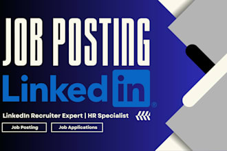 post your job on linkedin for job posting and job search