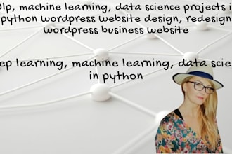 do deep learning, machine learning, data science in python