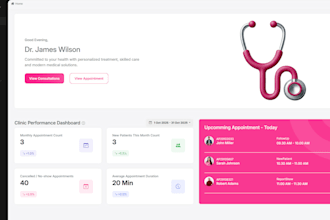 build a healthcare saas portal with patient and doctor modules