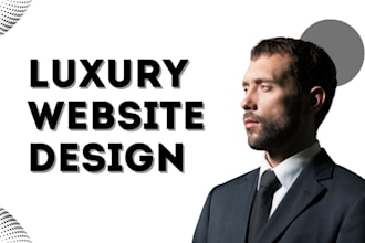 build luxury website with premium modern design