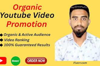 do organic youtube video promotion