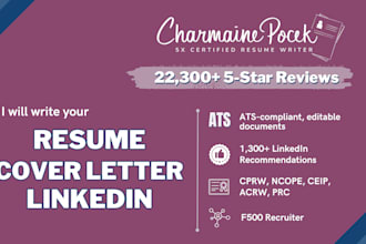 create your mid career resume, cover letter, linkedin