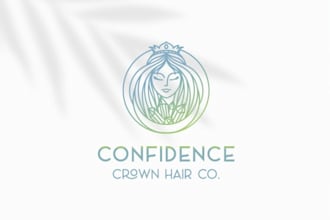 design an elegant natural skincare, beauty, spa or yoga logo