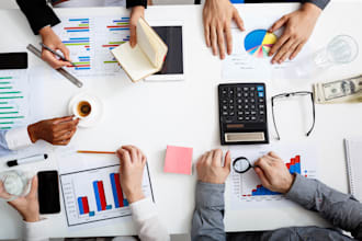 do accounting, finance tasks, projects, strategy, advisory and courses