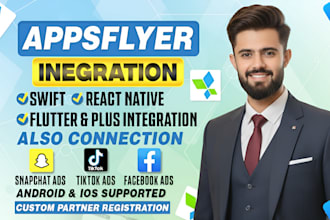set up appsflyer, facebook app events and revenuecat with sdk integration