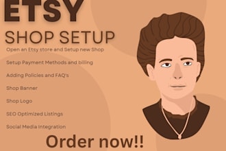 setup your etsy store professionally full esty account setup