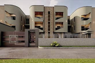 create 3d sketchup model, cgi image of property,  exterior render for marketing